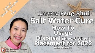 Salt Water Cure Placement for 2022  How To  Dos amp Donts  Lots of Examples amp Tips  Feng Shui [upl. by Aneekas]