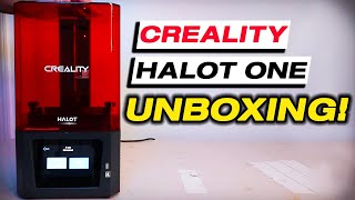 Creality Halot One amp Creality UW01 Unboxing and Setup [upl. by Hoisch]