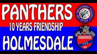 Panionios amp Crystal Palace 10 years friendship  Blue amp Red always ahead [upl. by Oiramej]