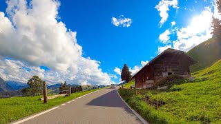 Driving the Jaun Pass Switzerland [upl. by Cally]