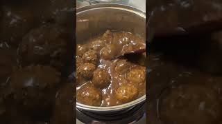 Meatball Stroganoff Wa Sunset 🌇 Please Subscribe To My Channel ❤️👍 Foodielove [upl. by Cadal]