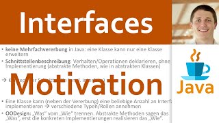 💻 JAVA  Interfaces 01  Motivation [upl. by Nosidda]