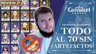 ¿GENIO O DESASTRE TIENE TODO AL 70 PERO NO TIENE ARTEFACTOS BUENOS  Genshin Impact [upl. by Peppie]