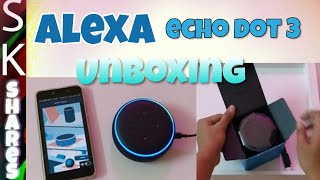 Amazon alexa echo dot 3rd generation  Unboxing setup and Usage Guide [upl. by Tressia22]