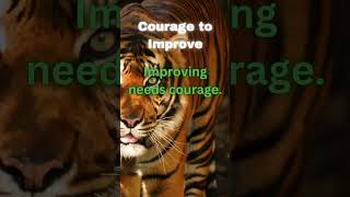 Courage to Improve [upl. by Otokam]