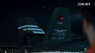 Türkiye Bayraktar KIZILELMA  Prototype 3 ✅ Night Taxi Test [upl. by Marillin]