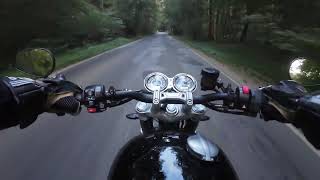 Triumph Speed Twin 1200  Ride A  K Ring  Onboard camera 4K [upl. by Goodyear]