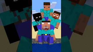 HELP Herobrine Speed Up And Run Thru Water friendship shorts trending anime [upl. by Albrecht516]