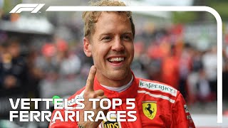 Sebastian Vettels Best F1 Races For Ferrari [upl. by Bolitho]