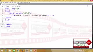 003 JavaScript for Absolute Beginners Urdu Hindi Where to Put [upl. by Nirrej]