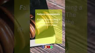 Fallacia consequentis Remedial Law  Law Requisites Ph shorts [upl. by Ninel]