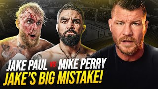 BISPING quotJake is MAKING a BIG MISTAKEquot  JAKE PAUL VS MIKE PERRY [upl. by Allys]