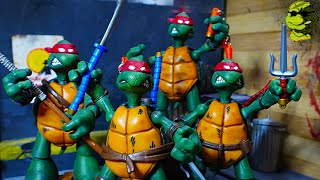 Giving TMNT Original Sketch Figures The Original Colors [upl. by Ailugram493]