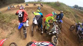 GEST MX Wildtracks GMX 3 Race 1 23619 HUGE CRASH [upl. by Ellynn]