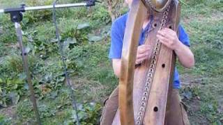 bàn bànrigh Clarsach Early wire strung harp [upl. by Lime]