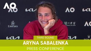 Aryna Sabalenka Press Conference 3R  Australian Open 2022 [upl. by Dazhehs94]