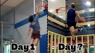 Jumping Every Day Until I Can Dunk Part 1 [upl. by Hollander981]