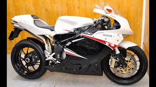 MV Agusta F41000R3122007 exhaust sound with Arrow muffler and detailsＭＶアグスタＦ４－１０００詳細及びアローマフラー音 [upl. by Annice99]