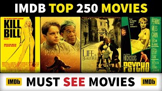 IMDb Top 250 Movies  Must See Movies [upl. by Eelanaj]