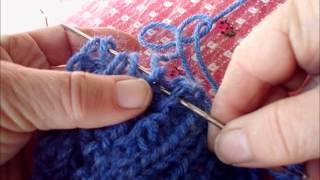 binding off knitting in back stitch [upl. by Linneman317]