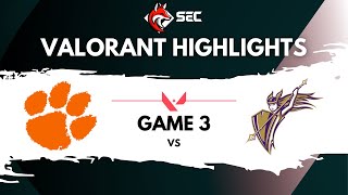 WHO IS COMING OUT ON TOP IN GAME 3  Clemson vs Converse  Valorant Highlights  Game 3 [upl. by Mackenzie283]