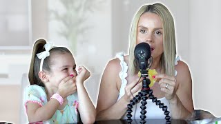 We tried ASMR for FIRST TIME  Family Fizz [upl. by Tirrell]