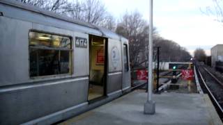 MTA New York City Subway  Bedford Park Blvd Bound R40 Slant B Train  Kings Highway [upl. by Atikal]