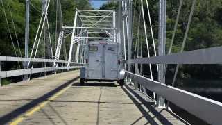 Dingmans Ferry Bridge eastbound ALTERNATE TAKE [upl. by Garibald]