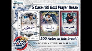 2024 Bowman STERLING 5 Case 60 Box Player Break 2 eBay 101124 [upl. by Akenaj]