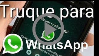 Truques whatsapp 2017Ocultar online e [upl. by Tennies]