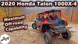 2020 Honda Talon 1000X4 4 Seater Fox Live Valve – POV Trail Ride Review and Race [upl. by Samson]