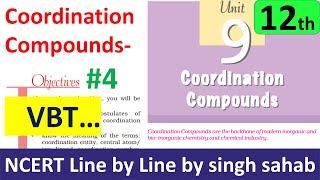 Coordination Compounds P4  Valence Bond Theory  VBT  Chemistry Class 12 NCERT  IIT JEE amp NEET [upl. by Letta]