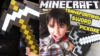 Minecraft Transforming SwordPickaxe [upl. by Gorden]