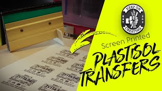 Plastisol heat transfers  screen printing [upl. by Otinauj]