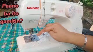 How to operate portable sewing machinePaano gamitin ang portable sewing machine [upl. by Leia]