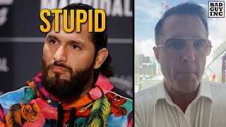 I Didnt Know Jorge Masvidal was this Stupid [upl. by Octavian]