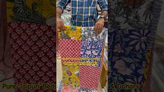 shorts youtubeshorts Authentic Jaipuri Bedsheets Kantha Bedcovers amp Dohars at Silkgram Textiles [upl. by Steffi702]