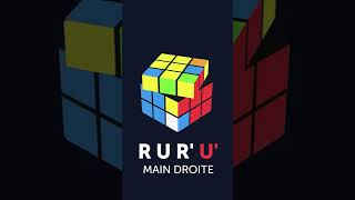 Résoudre un Rubiks Cube 3X3 Super Vite short [upl. by Gorrian]