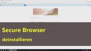 Secure Browser deinstallieren [upl. by Llemor]