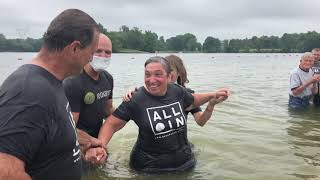 Resonance Church Lake Waynoka Baptisms  August 16 2020 [upl. by Enirehtacyram]