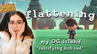 Flattening My 900Hour Island satisfying but sad [upl. by Idihsar]