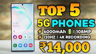 5G Best Phone Under 14000  120HZ Amoled 6000mAh Battery  Best 5G Mobile Under 14000 [upl. by Ahsiatal]