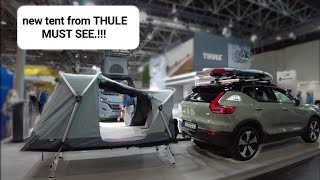 New foldable tent from Thule MUST SEE  Outset hitch tent [upl. by Ahsakat]