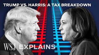 The 23T Gap Between Trump’s and Harris’s Tax Plans  WSJ [upl. by Fred]