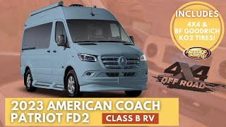 Tour the NEW 2023 American Coach Patriot FD2 4x4 Class B RV with EcoFreedom Lithium Package [upl. by Ambrosio]