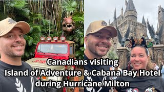 Island of Adventure amp Cabana Bay during a Hurricane in Florida [upl. by Walter947]