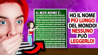 BAMBINA CON IL NOME PIU LUNGO DEL MONDO [upl. by Quarta]