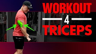 The ULTIMATE Tricep Workout For Men Over 40 GET BIGGER ARMS [upl. by Ylrad]