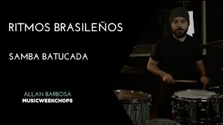 🇧🇷Ritmos Brasileños🇧🇷  Samba Batucada  Clases De batería🇧🇷 [upl. by Nottirb]