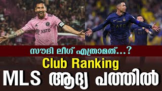 Club Ranking MLS ആദ്യ പത്തിൽ  Football News [upl. by Rizzi]